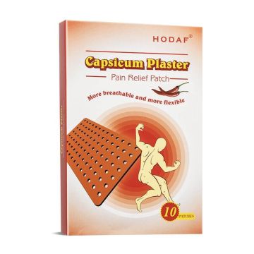 HODAF Capsicum Plaster Pain Relief Patch Обезболяващи пластири с капсаицин х 10 бр