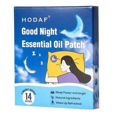 HODAF Good Night Essential Oil Patch Пластири за спокоен сън с етерични масла х 14 бр