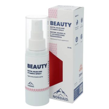 Nordaid Beauty Biotin, Selen and Vitamin C Spray Бюти Биотин, селен + Витамин С спрей 30 мл