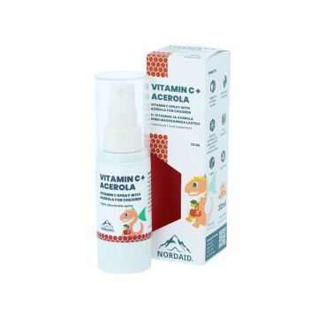 Nordaid Vitamin C+Acerola Витамин Ц+Ацерола спрей за деца и възрастни 30 мл