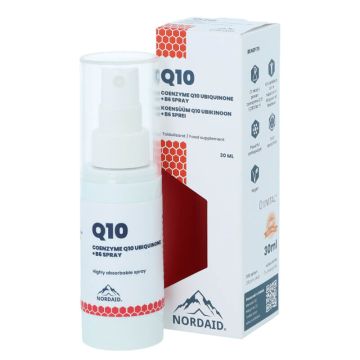 Nordaid Coenzyme Q10 Ubiquinone+B6 Spray Коензим Q10 (убиквинон) + витамин В6 спрей 30 мл