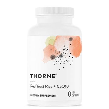 Thorne Red Yeast Rice + CoQ10 Червен ориз + коензим Кю10 х 120 капсули