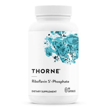 Thorne Riboflavin 5’-Phosphate Витамин В2 (рибофлавин 5-фосфат натрий) 36.5 мг х 60 капсули