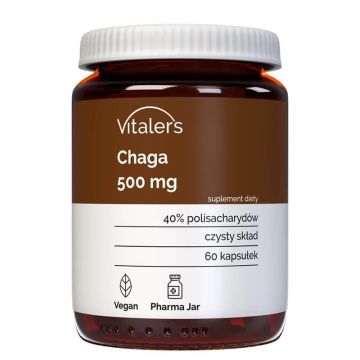 Vitalers Чага 500 мг х 60 капсули