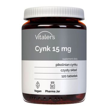 Vitalers Цинк пиколинат 15 мг х 120 капсули