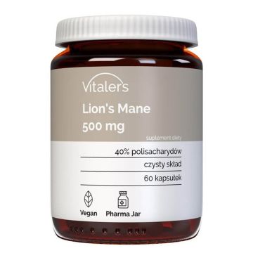 Vitalers Лъвска грива 500 мг х 60 капсули
