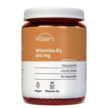 Vitalers Витамин В3 500 мг х 60 капсули