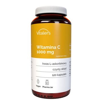 Vitalers Витамни С 1000 мг х 120 капсули