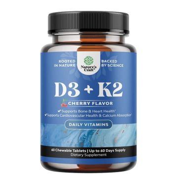 Nature’s Craft  Витамин D3 2000IU + K2 75 мкг х 60 таблетки