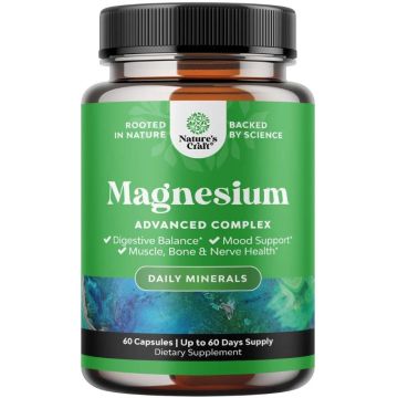 Nature’s Craft Magnesium Advanced Complex Магнезий оксид и цитрат 500 мг х 60 капсули