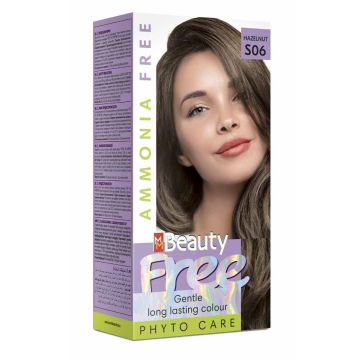 MM Beauty Ammonia Free Трайна фито боя за коса без амоняк, S06 Лешник