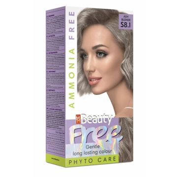 MM Beauty Ammonia Free Трайна фито боя за коса без амоняк, S8.1 Пепелно Рус