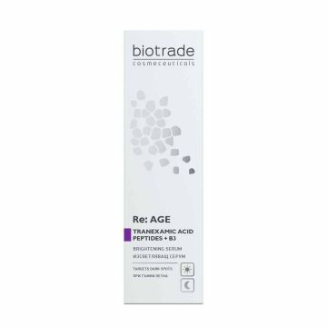 Biotrade Re:Age Изсветляващ серум с транексамова киселина, пептиди + B3 30 мл 