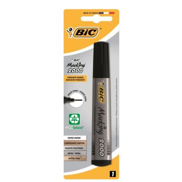 BIC Перманентен маркер - черен