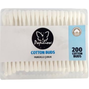 Papilion Cotton Buds Клечки за уши Кутия 200 бр