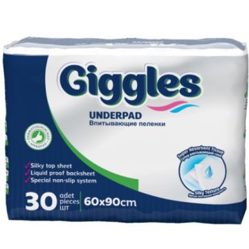 Giggles Еднократни чаршафи 60/90 30 бр