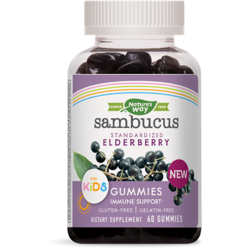 Nature's Way Sambucus Kids Gummies в подкрепа на имунната система на детето х60 желирани таблетки