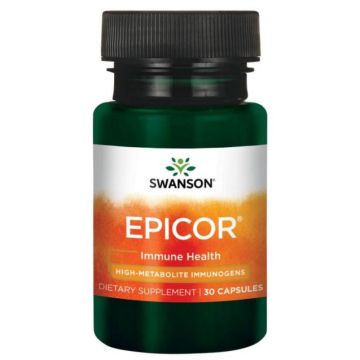 Swanson EPICOR Епикор Високо Метаболитни Имуногени х30 капсули