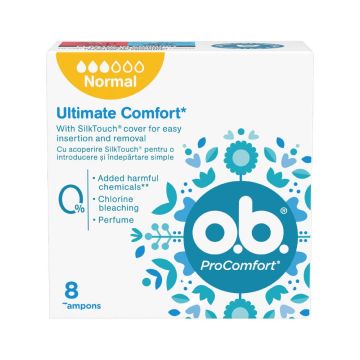 O.B. ProComfort Normal Ultimate Comfort Дамски тампони х8 бр