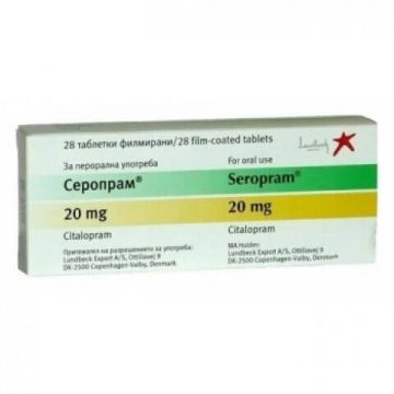 Серопрам 20 мг х 28 таблетки Lundbeck