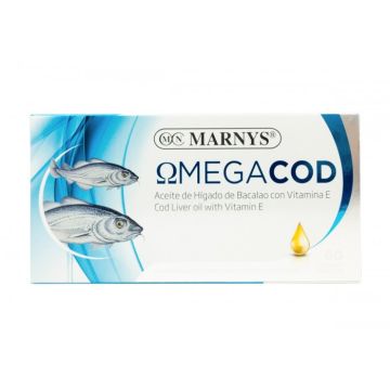 Marnys OmegaCod - Омега 3 с витамин Е 510 мг х60 капсули