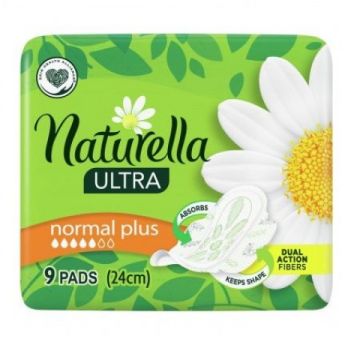 Naturella Ultra Normal Plus Дневни дамски превръзки с лайка 9 бр