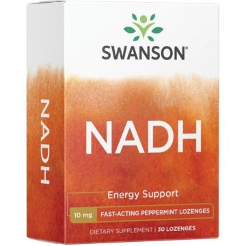 Swanson Fast-Acting NADH За енергия и тонус х30 таблетки за смучене