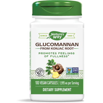 Nature's Way Glucomannan Root Корен от Картофена палма за идеалното телесно тегло 665 мг х 100 V капсули