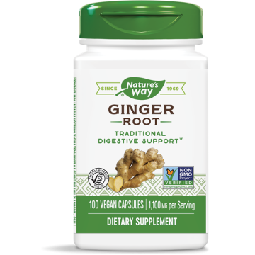 Nature's Way Ginger Root Корен от Джинджифил за добро храносмилане и силен имунитет 550 мг х100 V капсули
