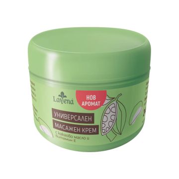 Lavena Универсален масажен крем с какаово масло и витамин Е 240 мл