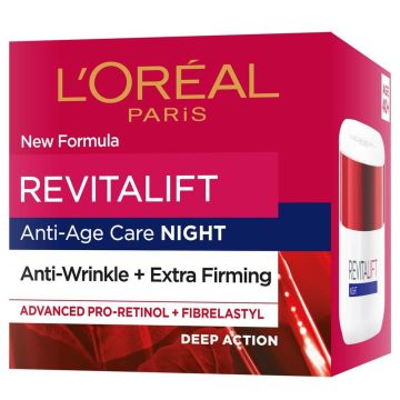 L’Oreal Revitalift Хидратиращ нощен крем за лице против бръчки 50 мл