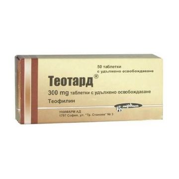 Теотард 300 мг х 50 таблетки Unipharm