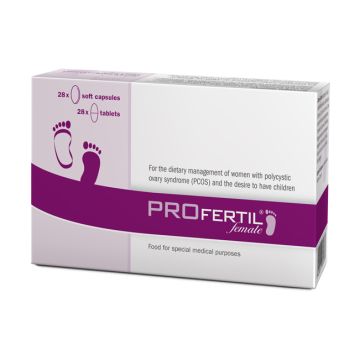 PROfertil Хранителна добавка за жени с поликистозни яйчници x 28 капсули + 28 таблетки