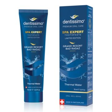 Dentissimo Spa Expert Реминализираща паста за зъби с термална вода 75 мл