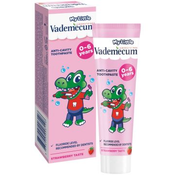 Vademecum My Little 0-6 years Детска паста за млечни зъбки с вкус на ягода 50 мл