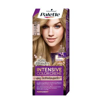 Palette Intensive Color Creme Tрайна крем-боя за коса N7 Light Blond / Светло рус