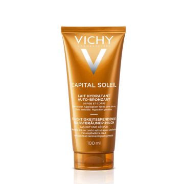Vichy Capital Soleil Автобронзант за лице и тяло 100 мл