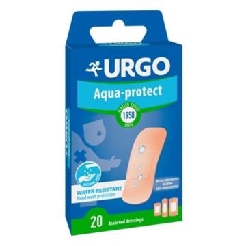 Urgo Aqua-protect  Миещ се пластир за малки рани х 20 бр