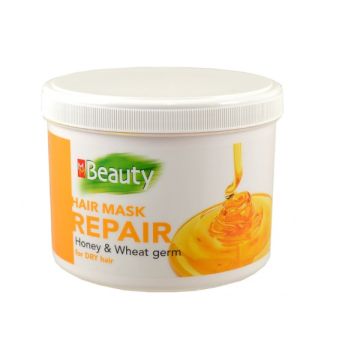 MM Beauty Възстановяваща маска за суха коса с екстракт от мед и масло от пшеничен зародиш 500 мл