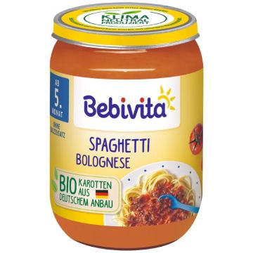 Bebivita Био пюре спагети болонезе 5М+ 190 гр