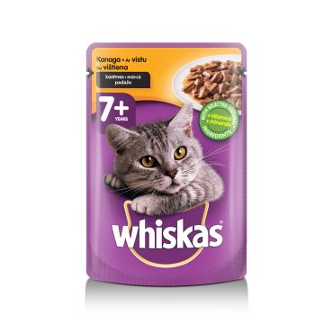 Whiskas Пауч с пилешко месо за котки над 7 години 100 гр