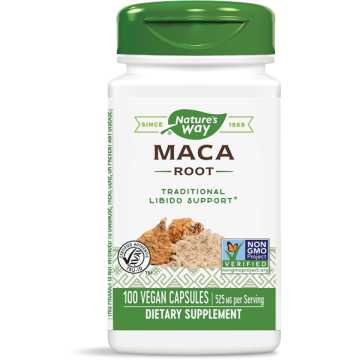 Nature's Way Maca Root Мака корен за повишаване на енергията и либидото 525 мг х100 V капсули