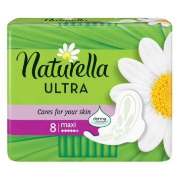 Naturella Ultra Maxi Дневни дамски превръзки с лайка 8 бр