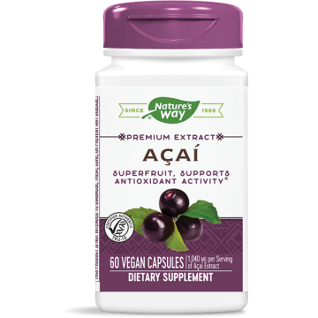 Nature's Way Acai Акай за пълна антиоксидантна защита на организма 520 мг х60 V капсули