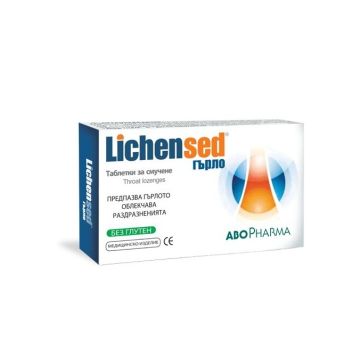 AboPharma Lichensed При болка и раздразнение в гърлото х 16 таблетки за смучене
