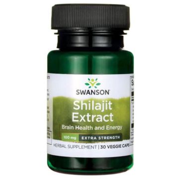 Swanson Shilajit Extract Супер силен Шилажит Екстракт за младост и красота х30 веге капсули