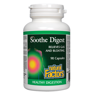 Natural Factors Soothe Digest за добро храносмилане 450 мг х 90 капсули