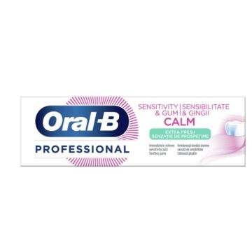 Oral-B Sensitivity & Gum Calm Extra Fresh Освежаваща паста за чувствителни зъби и венци 75 мл