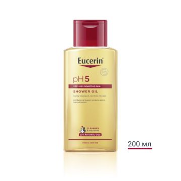 Eucerin pH5 Душ-олио за суха и чувствителна кожа 200 мл