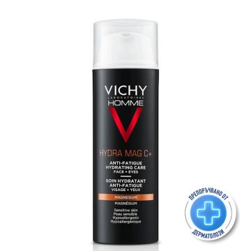Vichy Homme Hydra Mag C+ Хидратиращ гел-крем за мъже 50 мл